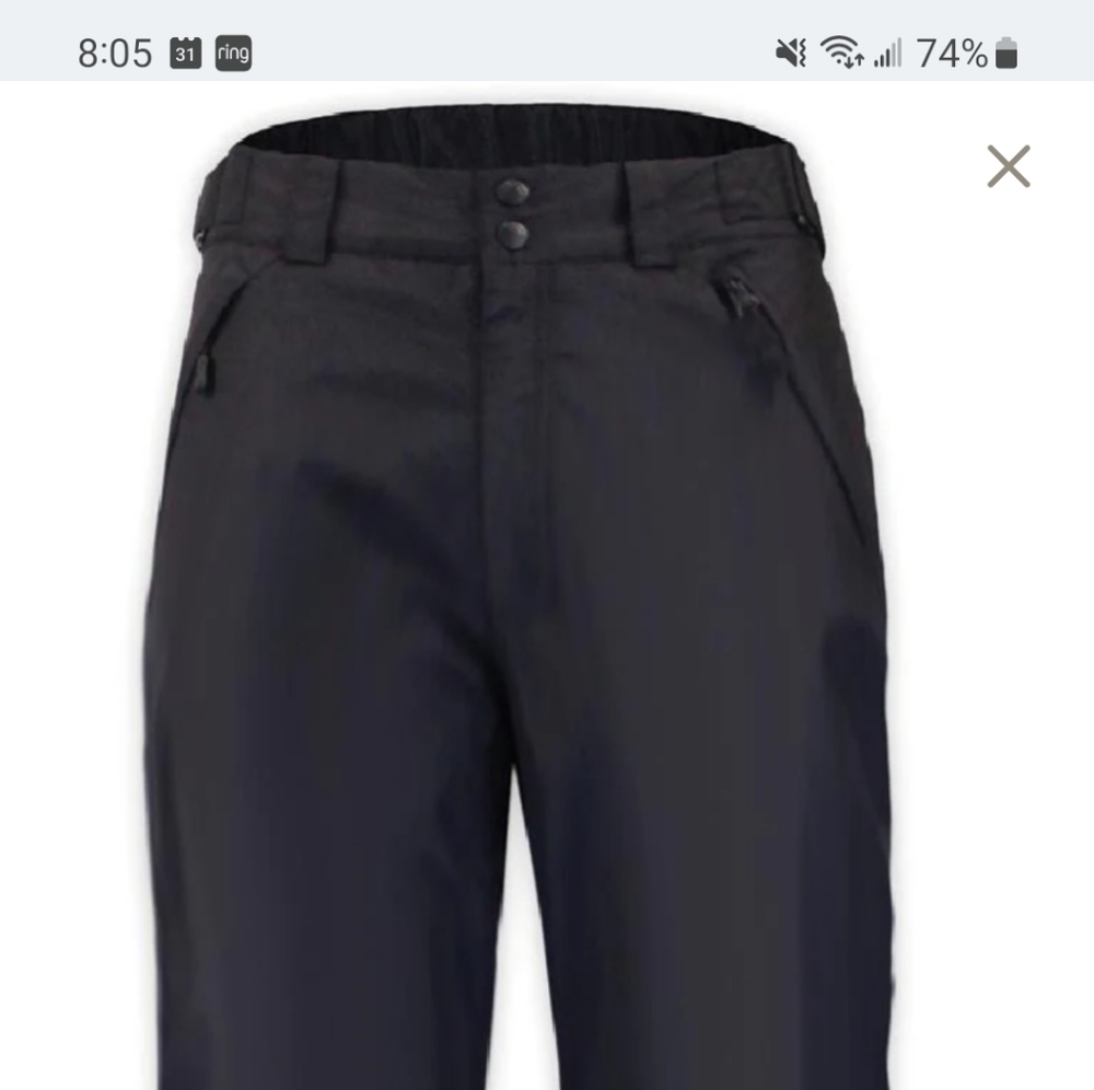 Size 8 boys Rawik snow pants